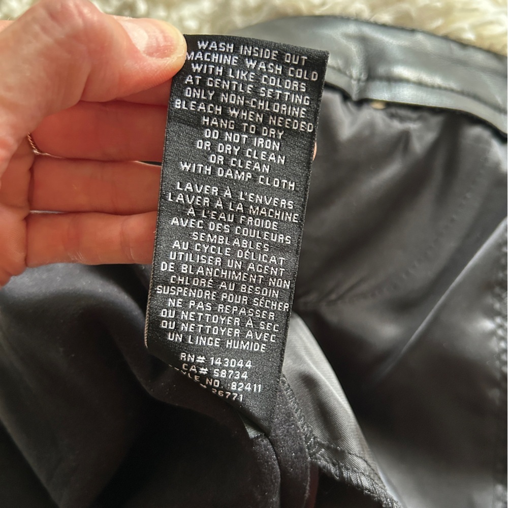 3/$20 7 For All Mankind faux leather midi skirt size small - Picture 13 of 15